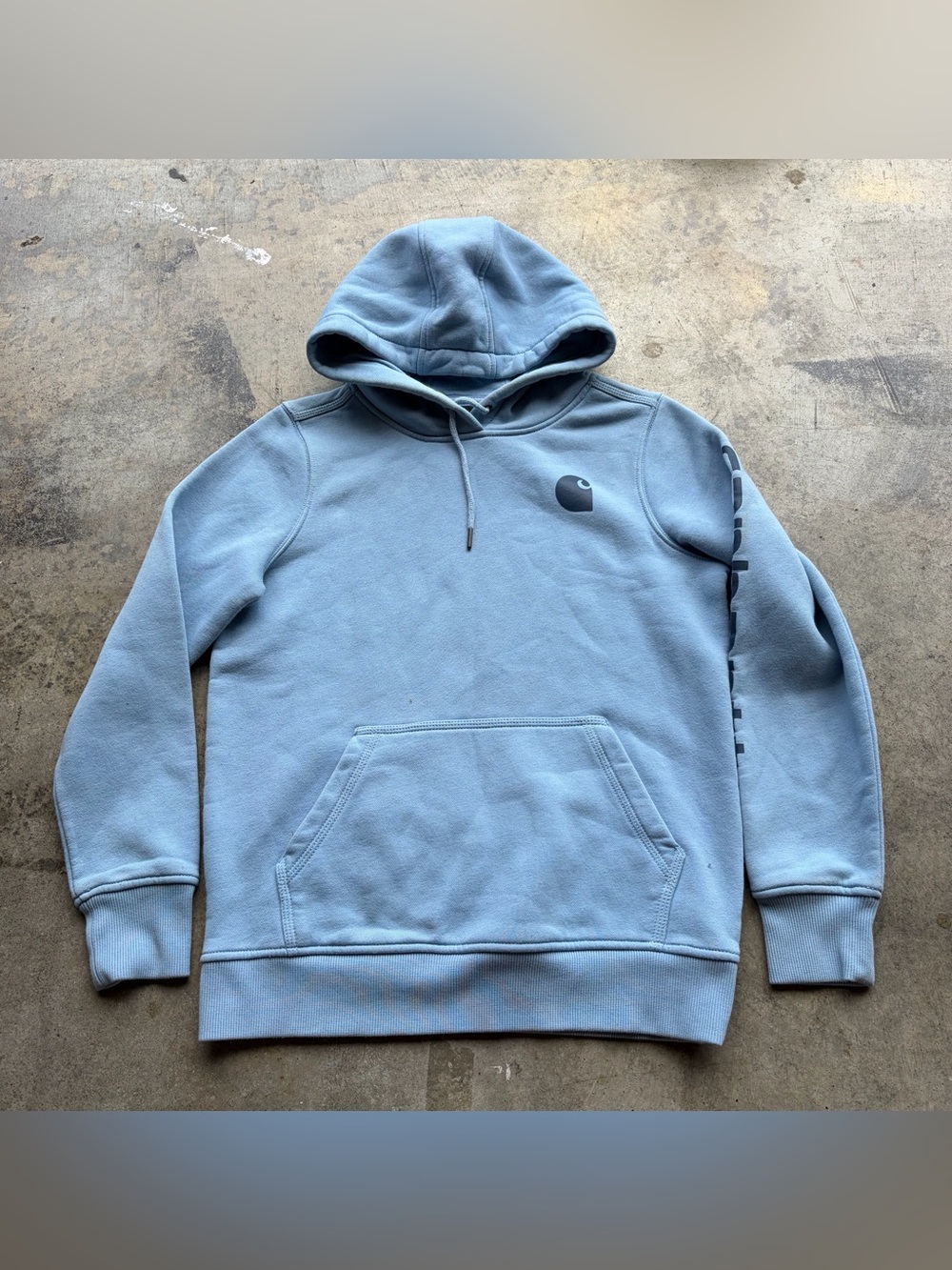 Carhartt LigHt Blue Relaxed Fit Hoodie